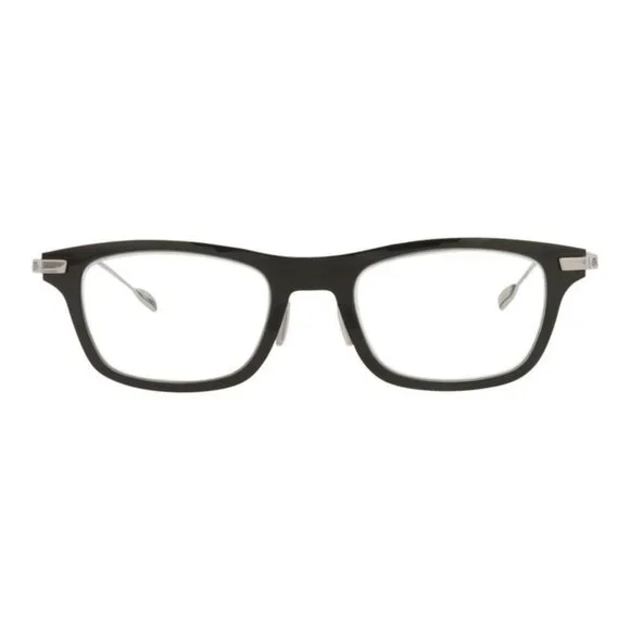 Rimowa Mens Square/Rectangle Black Silver Transparent Fashion Designer Eyewear